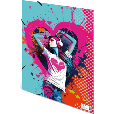 HERMA Sammelmappe A3 Karton Music Girl HERMA Sammelmappe A3 Karton Music Girl von Herma