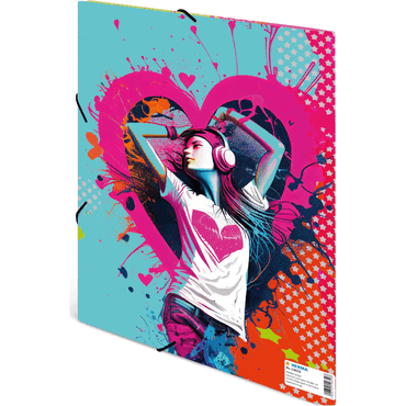 HERMA Sammelmappe A4 Karton Music Girl HERMA Sammelmappe A4 Karton Music Girl von Herma