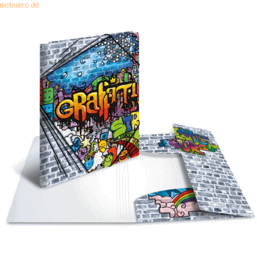 3 x HERMA Sammelmappe A4 PP Graffiti 3 x HERMA Sammelmappe A4 PP Graffiti von Herma