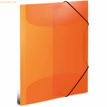 HERMA Sammelmappe A4 PP transluzent orange von Herma