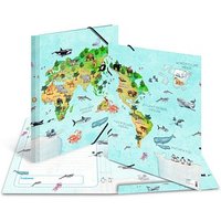 HERMA Sammelmappe DIN A3 Weltkarte HERMA Sammelmappe DIN A3 Weltkarte von Herma