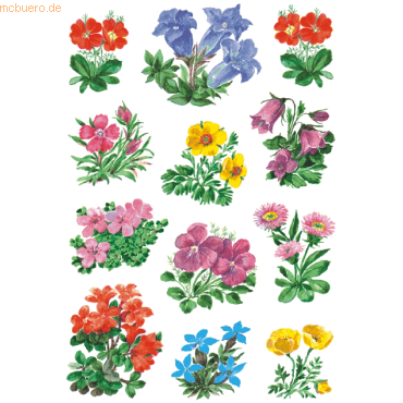 10 x HERMA Schmucketikett Decor Gebirgsblumen VE=3 Blatt 10 x HERMA Schmucketikett Decor Gebirgsblumen VE=3 Blatt von Herma