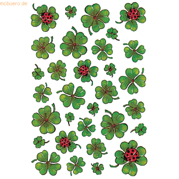 10 x HERMA Schmucketiketten Decor Kleeblätter VE=3 Blatt 10 x HERMA Schmucketiketten Decor Kleeblätter VE=3 Blatt von Herma