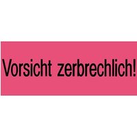 HERMA Warnetiketten 6758 rot »Vorsicht zerbrechlich!« 39,0 x 118,0 mm, 1.000 Etiketten  von Herma