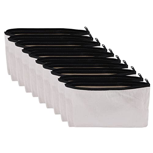 Hermosiey 10 StüCk DIY Basteltasche Canvas Stiftetui Schminke - Canvas Bleistift Beutel Baumwolle Canvas Kosmetik Tasche Tasche Hermosiey 10 StüCk DIY Basteltasche Canvas Stiftetui Schminke - Canvas Bleistift Beutel Baumwolle Canvas Kosmetik Tasche Tasche von Hermosiey