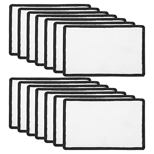 Hermosiey 14 StüCk Sublimation Patches, zum BüGeln, Rechteckig, Stoff Reparatur Patches für Kleidung, HüTe von Hermosiey