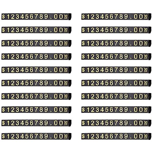 Hermosiey 20 SäTze Preis Anzeige Quadratisch Verstellbares Preis Schild für Preis Anzeige Theken StäNder Nummer Buchstabe Dollar Preis Block Kit M Hermosiey 20 SäTze Preis Anzeige Quadratisch Verstellbares Preis Schild für Preis Anzeige Theken StäNder Nummer Buchstabe Dollar Preis Block Kit M von Hermosiey