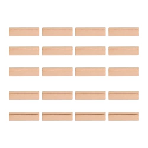 Hermosiey 20 Stück Tischkartenhalter Aus, Tischnummernständer Aus, Hochzeitsschild, Rustikaler Nachrichtennamen-Displayständer von Hermosiey