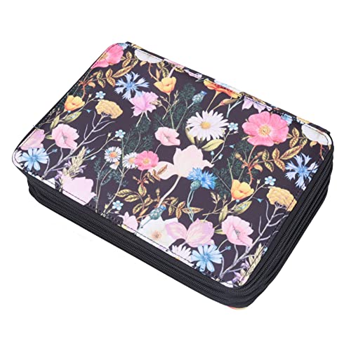 Hermosiey 250 SteckpläTze Buntstift Kasten Organisator mit ReißVerschluss GroßRaum Stift Halter Tasche für Studenten oder KüNstler A von Hermosiey
