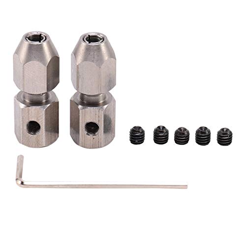 Hermosiey 2Pcs RC Boat Flexible Kupplung CNC Edelstahl Flex Collet Koppler, 3.18X4Mm Hermosiey 2Pcs RC Boat Flexible Kupplung CNC Edelstahl Flex Collet Koppler, 3.18X4Mm von Hermosiey
