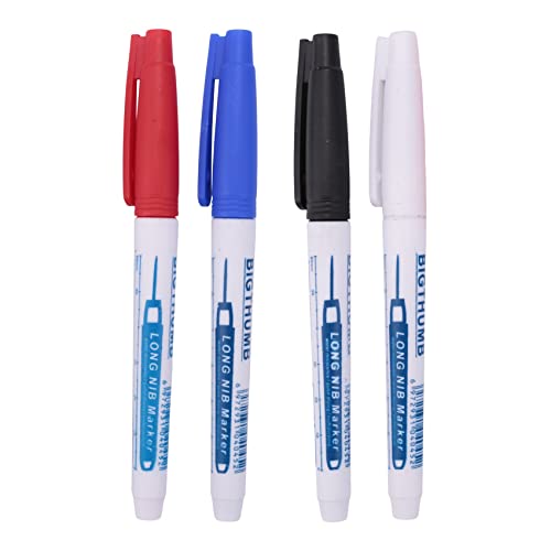 Hermosiey 4 StüCk Tiefe Reichweite Marker Lange Nasen Marker Wasserdichter Loch Marker 30 Mm Reichweite Permanent Marker, 4 Farben Hermosiey 4 StüCk Tiefe Reichweite Marker Lange Nasen Marker Wasserdichter Loch Marker 30 Mm Reichweite Permanent Marker, 4 Farben von Hermosiey