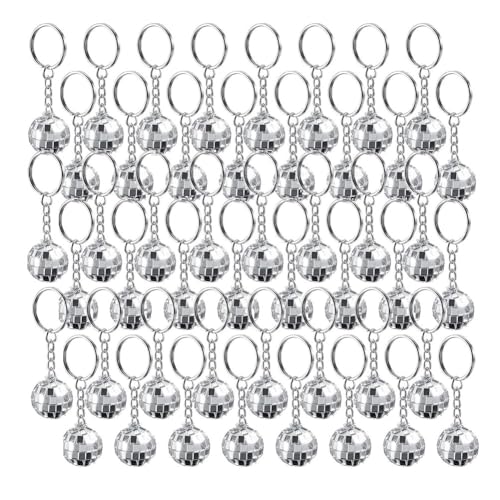Hermosiey 48-Teiliges Set mit Schlüsselanhänger, Discokugel, Reflektierender, Schlüsselanhänger Hermosiey 48-Teiliges Set mit Schlüsselanhänger, Discokugel, Reflektierender, Schlüsselanhänger von Hermosiey
