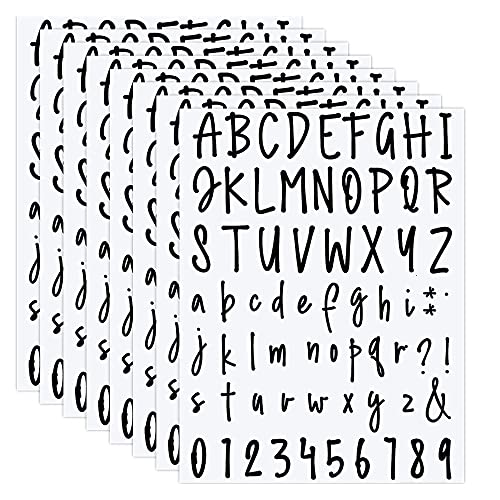 Hermosiey 8 Blatt Selbstklebende Vinyl Buchstaben Zahlen Satz, Buchstaben Zahlen Aufkleber DIY Aufkleber Skript Pantry Etiketten für Hermosiey 8 Blatt Selbstklebende Vinyl Buchstaben Zahlen Satz, Buchstaben Zahlen Aufkleber DIY Aufkleber Skript Pantry Etiketten für von Hermosiey