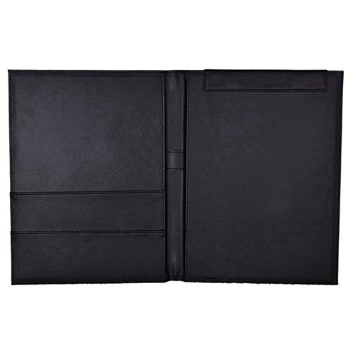 Hermosiey Pu Leder A4 Schreiben Zwischen Ablage GeschäFt Notiz Block Zwischen Ablage Besprechung Konferenz Dokument Organizer Dateiordner von Hermosiey