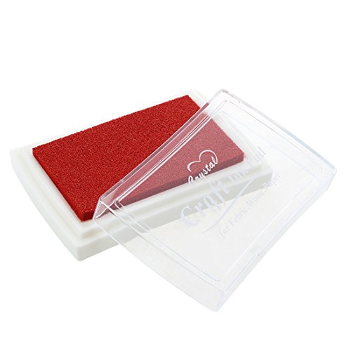 Hermosiey Stempelkissen Tinte Farbe Rot Fingerabdruck Geschenk fuer Kinder von Hermosiey