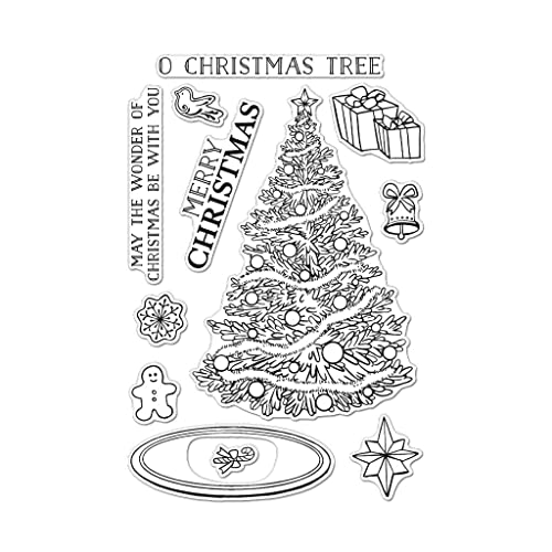 Hero Arts CM652 Transparenter Stempel, O Weihnachtsbaum von Hero Arts