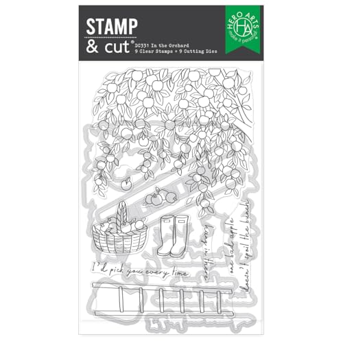 Im The Orchard Stempel- und Stanz-Set aus der "I Pick You"-Kollektion von Hero Arts