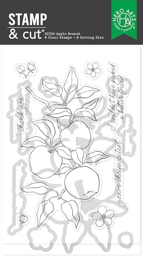 Stempel- und Stanzset mit Apfelzweig, aus der I Pick You Kollektion Stempel- und Stanzset mit Apfelzweig, aus der I Pick You Kollektion von Hero Arts