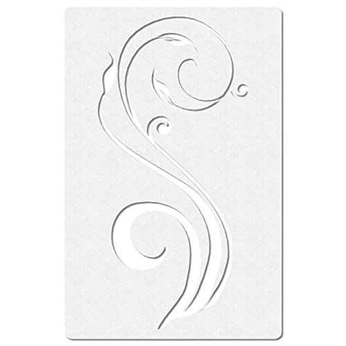 Herterich Products Airbrush Schablone Blume Ranke | Tattoo & Graffiti Stencil Vorlage | Wiederverwendbar & Lösungsmittelresistent | Mylar 0,1-0,2 cm | Für Airbrush, Sprays & Tinte Herterich Products Airbrush Schablone Blume Ranke | Tattoo & Graffiti Stencil Vorlage | Wiederverwendbar & Lösungsmittelresistent | Mylar 0,1-0,2 cm | Für Airbrush, Sprays & Tinte von Herterich Products