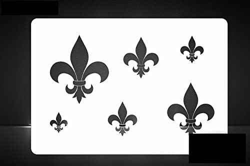 Herterich Products Airbrush Schablone für Lilie | Tattoo und Graffiti Stencil Vorlage | Präzises Design | Wiederverwendbar und Lösemittelresistent von Herterich Products