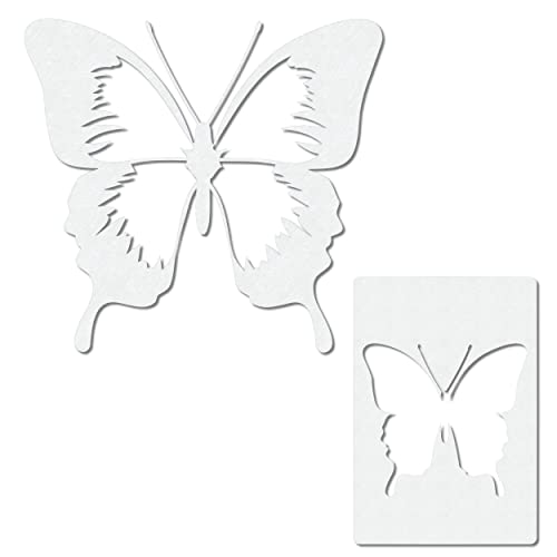 Herterich Products Butterfly Schmetterling | Profi Airbrush Schablone | Stencil Vorlage | Präzises Design für Tattoos und Graffiti | Wiederverwendbar und Lösemittelresistent Herterich Products Butterfly Schmetterling | Profi Airbrush Schablone | Stencil Vorlage | Präzises Design für Tattoos und Graffiti | Wiederverwendbar und Lösemittelresistent von Herterich Products