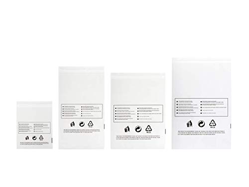 250 x transparente Polybeutel Verpackungsmaterial Tüten mit Warnung gegen Erstickungsgefahr, 17,8 x 20,3 cm, 250 Stück 250 x transparente Polybeutel Verpackungsmaterial Tüten mit Warnung gegen Erstickungsgefahr, 17,8 x 20,3 cm, 250 Stück von Hertos