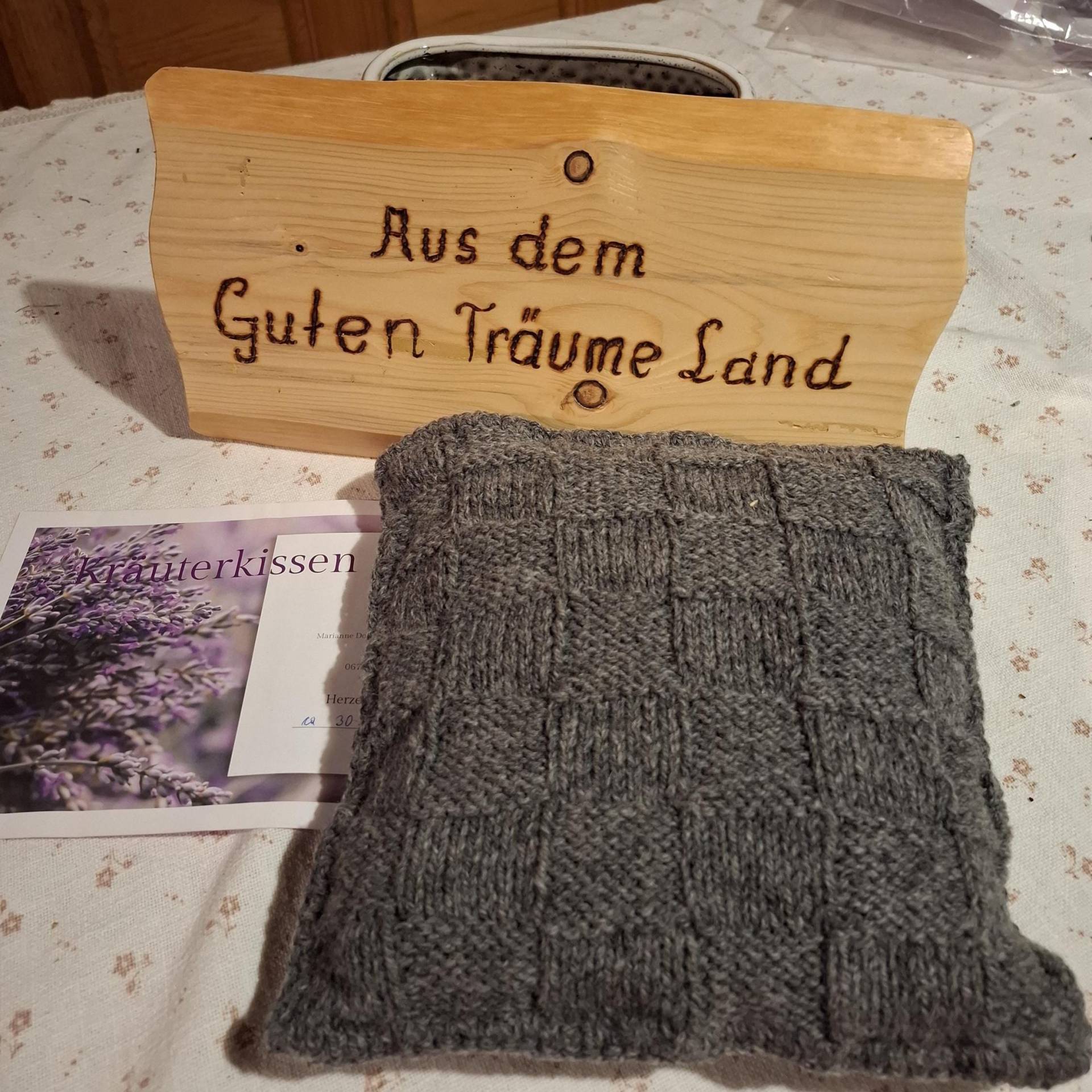 Kräuterkissen Handgestrickt Kräuterkissen Handgestrickt von Herzerlomi