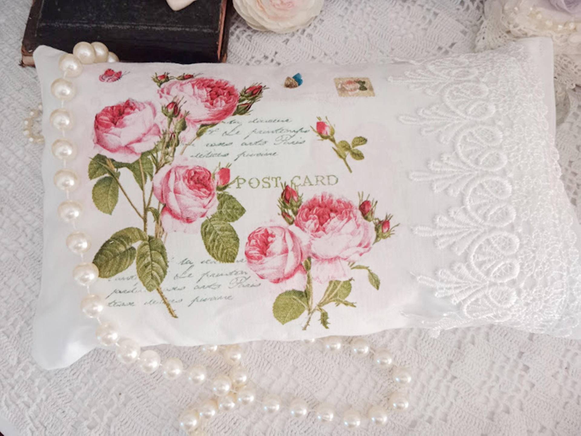 Großes Lavendelkissen Lavendel Rosen Shabby Chic Vintage Living Geschenke Idee Großes Lavendelkissen Lavendel Rosen Shabby Chic Vintage Living Geschenke Idee von Herzmensch01
