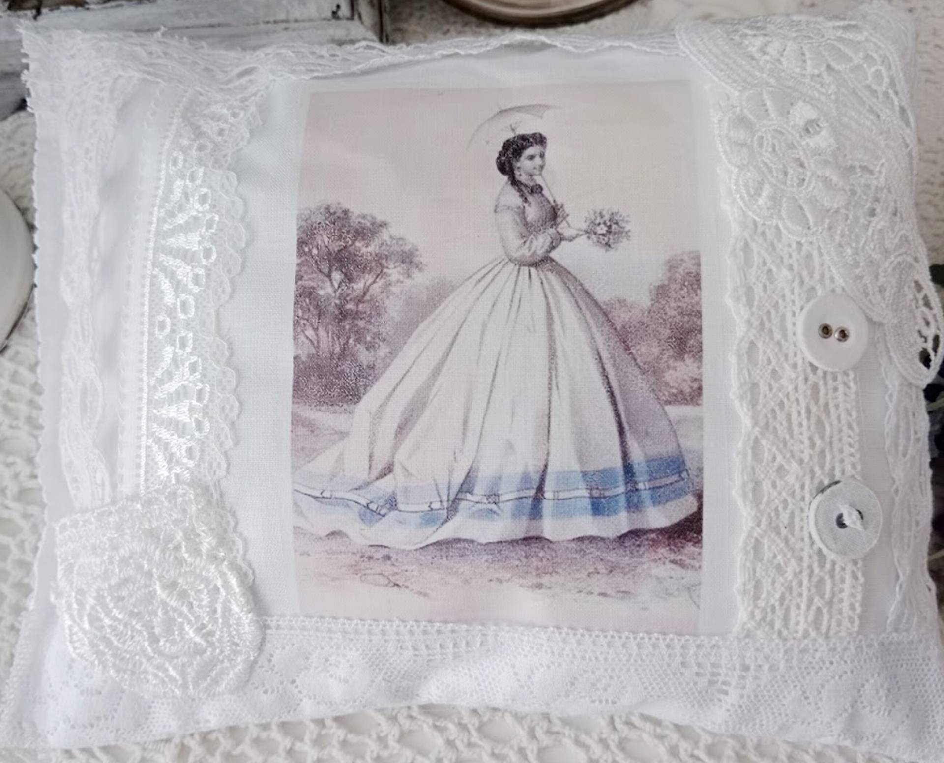 Lavendelkissen Shabby Chic Vintage Nostalgie Geschenke Idee Lavendelkissen Shabby Chic Vintage Nostalgie Geschenke Idee von Herzmensch01