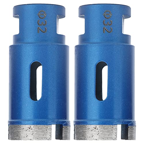 HETHLIF Fliesenbohrgeräte, Diamantbohrer -Bit -Diamantbohrer 32 Mm Geschärkte, Robuste Blaue Bohrlochsägen Säge Bits 2 Stück Marmorlochöffner für Marmorgranit Keramikfliesen Beton Beton HETHLIF Fliesenbohrgeräte, Diamantbohrer -Bit -Diamantbohrer 32 Mm Geschärkte, Robuste Blaue Bohrlochsägen Säge Bits 2 Stück Marmorlochöffner für Marmorgranit Keramikfliesen Beton Beton von Hethlif