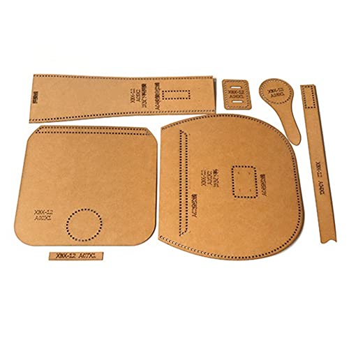 Hethlif 1 Set Lederwerkzeug-Set Krafthandtaschen-Schnittmuster, Fertiges Produkt, Größe 21 X 19 X 6,5 cm Hethlif 1 Set Lederwerkzeug-Set Krafthandtaschen-Schnittmuster, Fertiges Produkt, Größe 21 X 19 X 6,5 cm von Hethlif