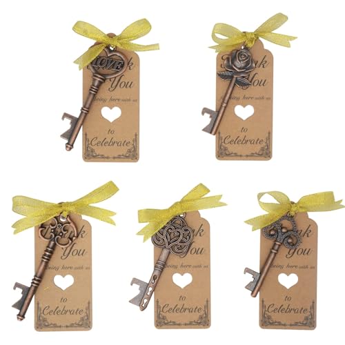 100 Stück Vintage Schlüssel Flaschenöffner Hochzeit Party Geschenk Set mit Danke Karten für Gäste, Tischdeko, Taufe, Geburtstag, Kommunion, Hochzeitsgeschenk und Gastgeschenke Zubehör (Antikes Kupfer) 100 Stück Vintage Schlüssel Flaschenöffner Hochzeit Party Geschenk Set mit Danke Karten für Gäste, Tischdeko, Taufe, Geburtstag, Kommunion, Hochzeitsgeschenk und Gastgeschenke Zubehör (Antikes Kupfer) von Hetuyon