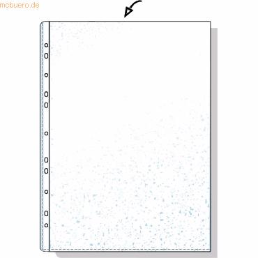 Hetzel Prospekthüllen A4 50my PP glasklar VE=100 Stück von Hetzel