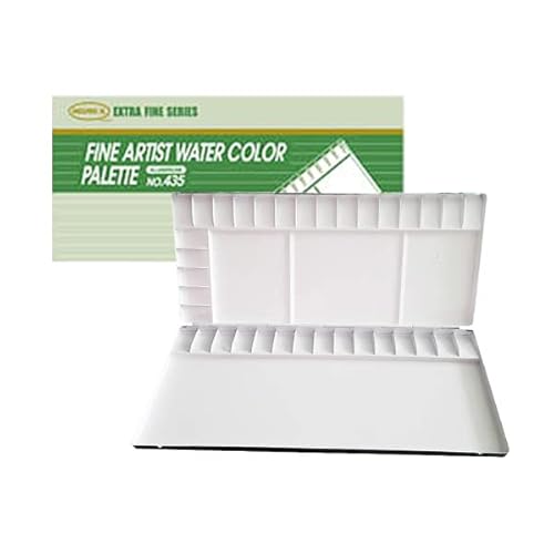 Heung IL Aluminium-Aquarell-Palette, 13, 20, 26, 30, 35, 39, 65 Fächer, Malerei (Al-435) von Heung Il