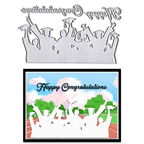Graduation Cutting Dies Happy Graduation Words Stanzformen für Kartenherstellung, Abschlussfeier Absolventen Stanzschablone Prägeschablone Werkzeug für DIY Scrapbooking Fotoalbum Karte Handwerk Graduation Cutting Dies Happy Graduation Words Stanzformen für Kartenherstellung, Abschlussfeier Absolventen Stanzschablone Prägeschablone Werkzeug für DIY Scrapbooking Fotoalbum Karte Handwerk von Heureppy
