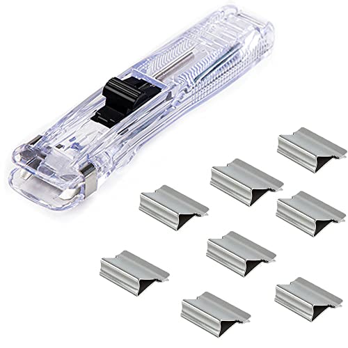 1 Set Papier Tragbarer Handheld-Büroklammerspender mit 50 Stück Silberklammern Schneller Büroklammer zum Befestigen von losen Papierschreibtisch Büro Home School 1 Set Papier Tragbarer Handheld-Büroklammerspender mit 50 Stück Silberklammern Schneller Büroklammer zum Befestigen von losen Papierschreibtisch Büro Home School von Heuskay