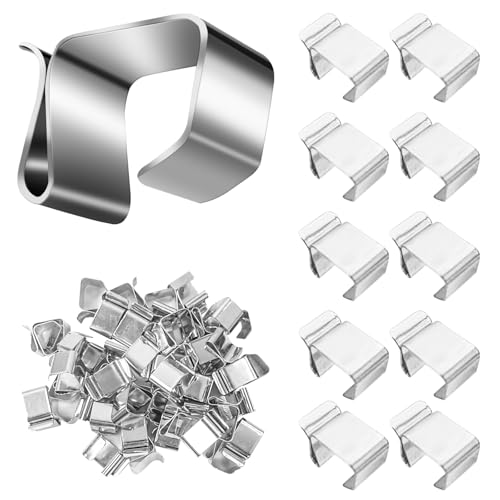 Hevysuo 50 Stück Dachrinnenhaken für Lichter,Weihnachtslicht Clips,Manganstahl Licht Haken Clip für Outdoor,Küche,Garten 0,74 x 0,59 Zoll Hevysuo 50 Stück Dachrinnenhaken für Lichter,Weihnachtslicht Clips,Manganstahl Licht Haken Clip für Outdoor,Küche,Garten 0,74 x 0,59 Zoll von Hevysuo