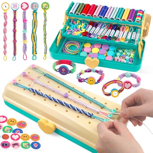 Hewaurorion Freundschaftsarmband Selber Machen,Kunst und Handwerk für Kinder im Alter von 8-12 Jahren,DIY Schmuckbastelsets Handwerk für Mädchen,Weihnachtsgeschenke für Kinder Blau Hewaurorion Freundschaftsarmband Selber Machen,Kunst und Handwerk für Kinder im Alter von 8-12 Jahren,DIY Schmuckbastelsets Handwerk für Mädchen,Weihnachtsgeschenke für Kinder Blau von Hewaurorion