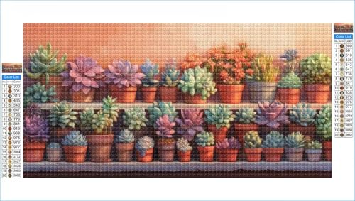 Diamond Painting Anlage Diamond Painting Kinder Blumen Diamant Bilder, DIY 5D Diamant Kunst Malerei Mosaik Bastelset Erwachsene Cross Stitch Stickerei Kunsthandwerk Set Deko Zimmer 90x180cm G1-1148 von Hewuiwea