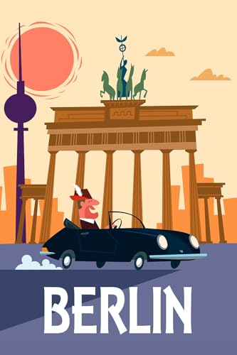 Hexoa Bild für ein Wochenende in Berlin – hergestellt in Frankreich – 60 x 90 cm von Hexoa