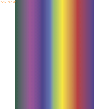 10 x Heyda Fotokarton 49,7x68,3cm Regenbogen von Heyda