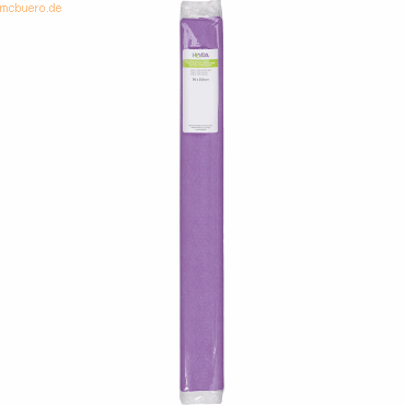 10 x Heyda Krepppapier Rolle 32g/qm 50cmx2,5m hellviolett von Heyda