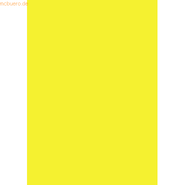10 x Heyda Plakatkarton 380g/qm 48x68cm leucht-gelb von Heyda