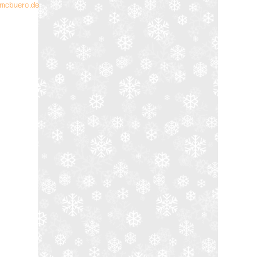 10 x Heyda Transparent-Papier 50x70cm 115g/qm Schneekristalle 10 x Heyda Transparent-Papier 50x70cm 115g/qm Schneekristalle von Heyda