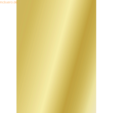 100 x Heyda Tonpapier 130g/qm A4 gold glänzend von Heyda