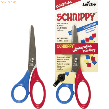 12 x Heyda Bastelschere 13cm rund Schnippy Linkshänder farbig sortiert 12 x Heyda Bastelschere 13cm rund Schnippy Linkshänder farbig sortiert von Heyda