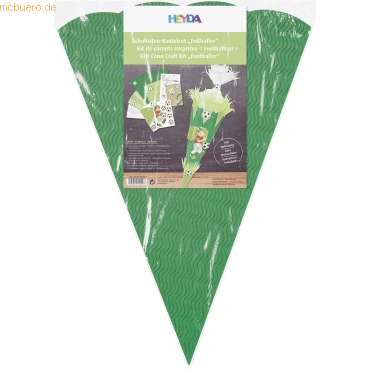 3 x Heyda Schultütenbastelset 69cm Fussball 3 x Heyda Schultütenbastelset 69cm Fussball von Heyda