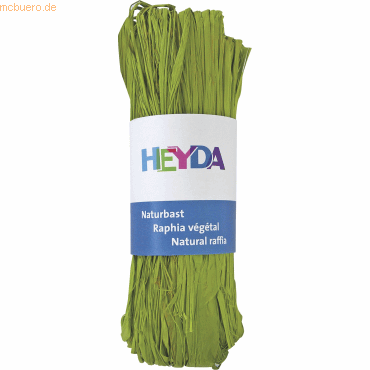 5 x Heyda Naturbast 50g lindgrün von Heyda