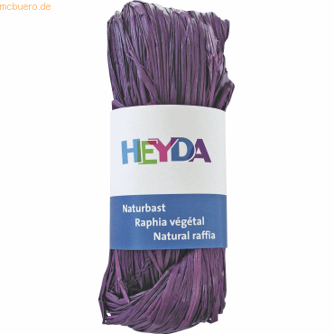 5 x Heyda Naturbast 50g violett 5 x Heyda Naturbast 50g violett von Heyda