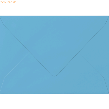 50 x Heyda Briefumschlag A5 105g/qm nassklebend azurblau von Heyda